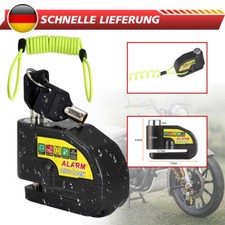 Motorrad Schloss Alarm Bremsscheibenschloss Bremshebelschloss + 2 Schl&uuml;ssel