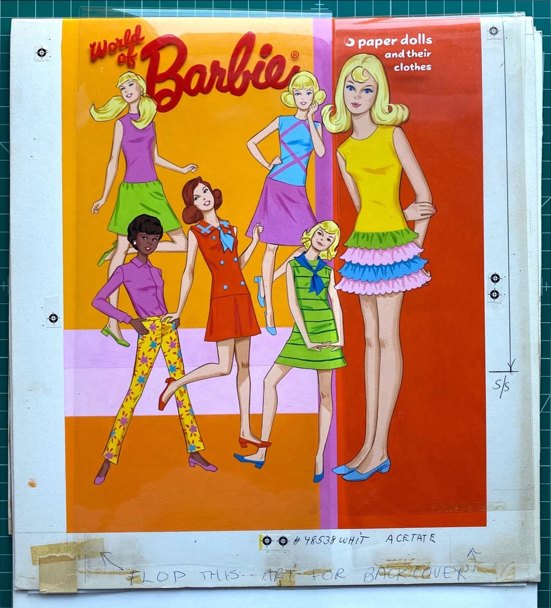 Barbie (Coloring Book; 1971) Whitman : Retro Reprints