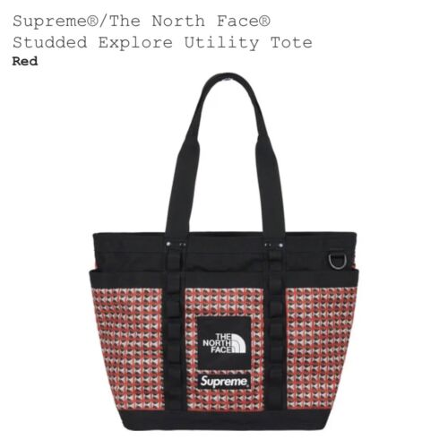 Brand New Supreme x The North Face Studded Explore Utility Tote Bag SS21 Bogo - Picture 1 of 4