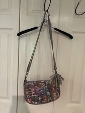 Borse In Pelle Crossbody Handbag Butterflys Grayleather Large Boho Tassel