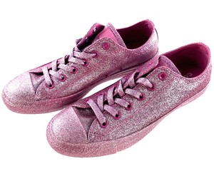 converse pink sparkle sneakers