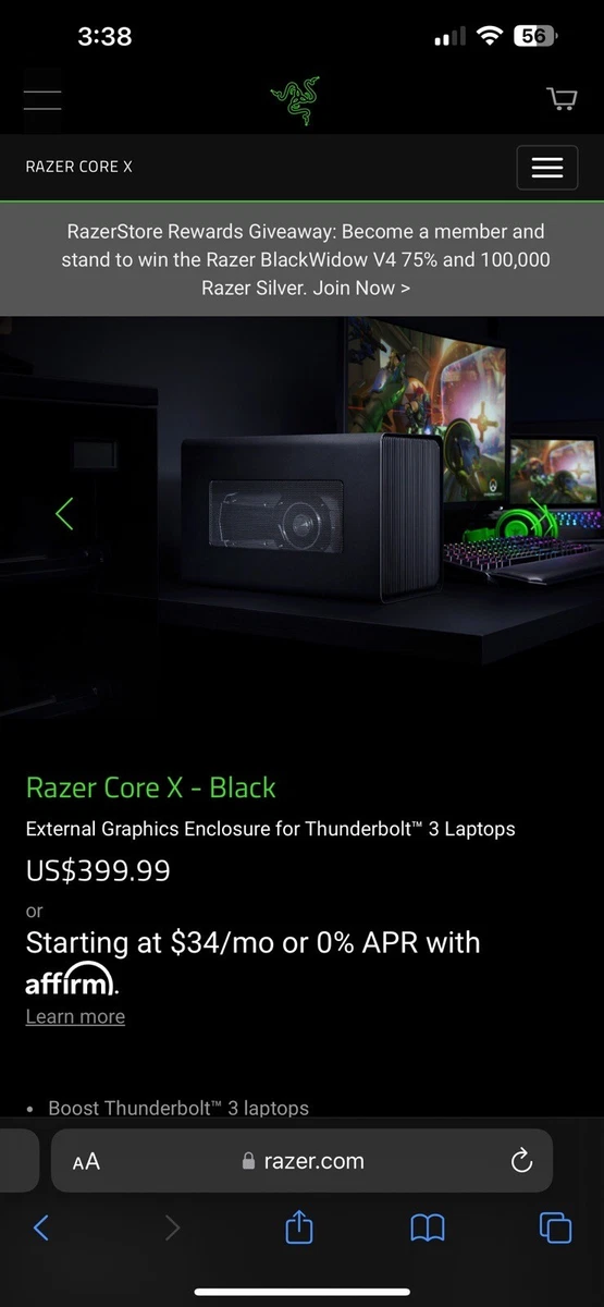 Razor gpu deals