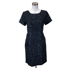 COS Dress 32 UK 8 10 Navy Blue Sheath Mini Pocket Party Evening Cocktail Shift