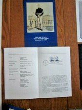 FATHER OF MILITARY EDUCATION ALDEN PARTRIDGE 1985  First Day Ceremony Program  
