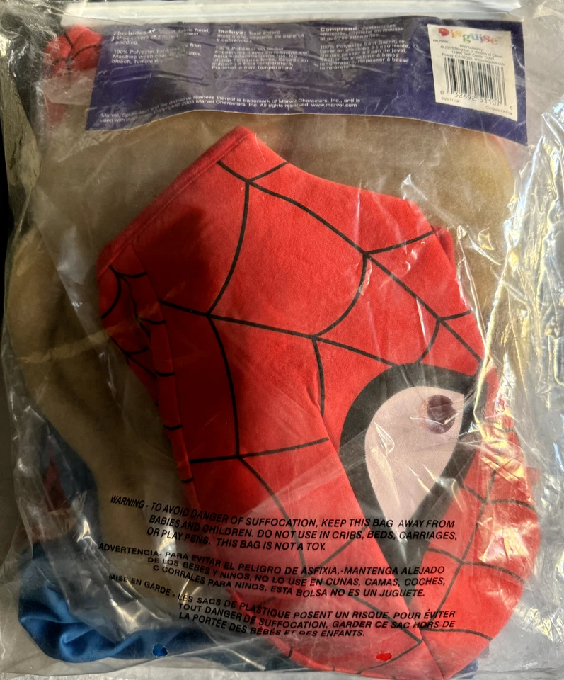 Disfraz Spider Man Deluxe CON Músculos, Talla L (10-12), TOTALMENTE NUEVO Foto 4 de 4