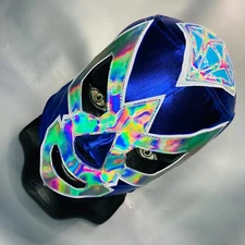 Diamante DMT Azul Semi Professional Grade Luchador Wrestling Mask Mascara Lucha