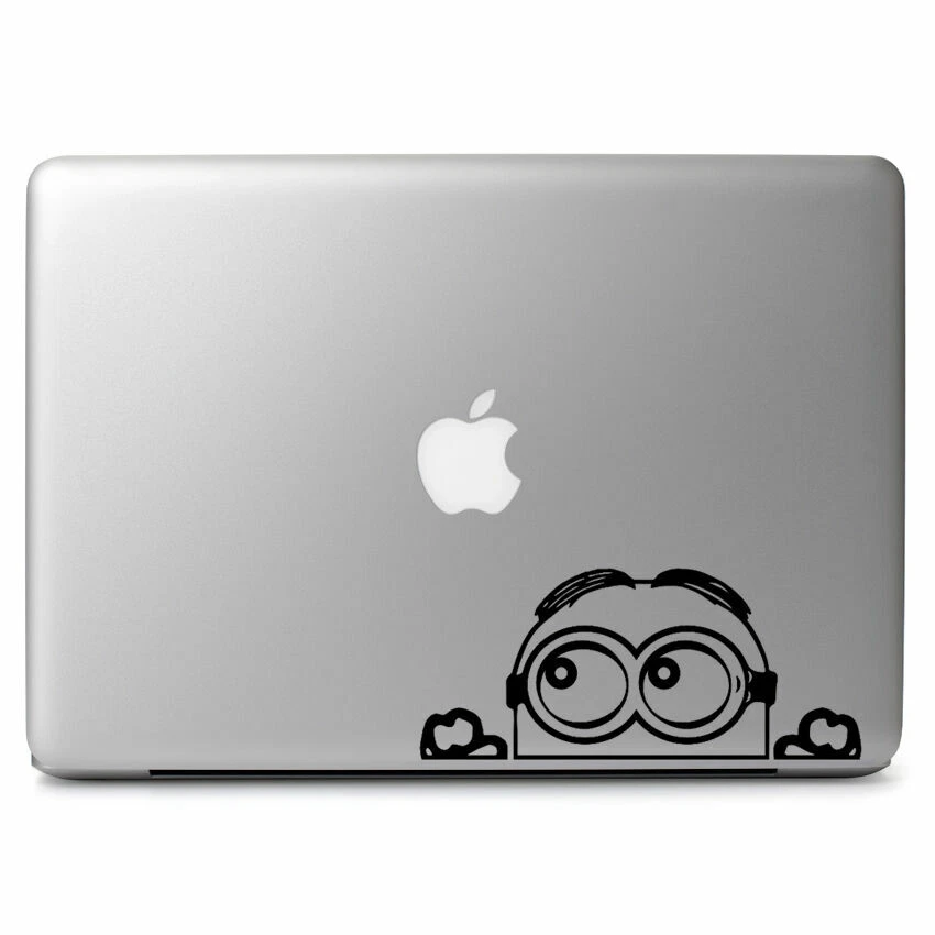 Minion Peeking Vinyl Decal Sticker For Macbook Laptop Car Auto SUV Window Wall - Image 2 of 4