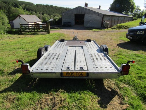 Brian James trailers open car transporter flat bed trailer - nearly new! (8233) - Picture 5 of 10
