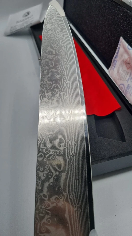 CHEF CUISINE Damast 5 Sterne   Klingenlänge 25,4cm   Neu - Bild 3 von 3