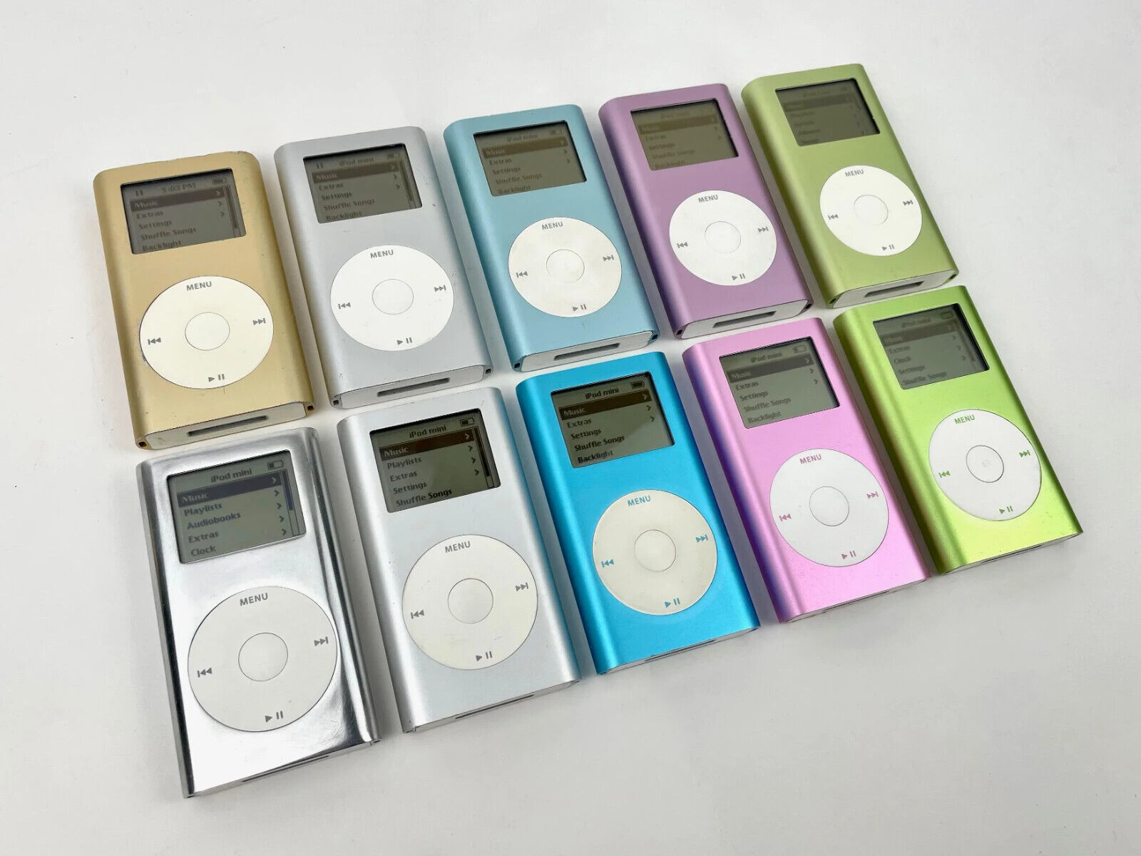 midler industri sammenholdt 4GB Apple iPod Mini 1st Generation A1051 w/ Wolfson! (Blue, Green, Pink,  Silver) | eBay