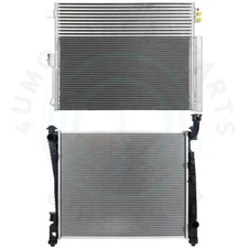 Radiator & AC Condenser Cooling Kit For 11-14 Jeep Grand Cherokee Dodge Durango