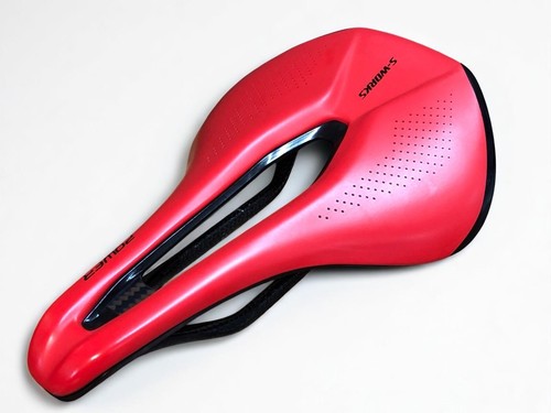 Specialized S-Works Power Saddle 143mm Red Carbon Rails 7x9mm Lightweight Road - Picture 2 of 10