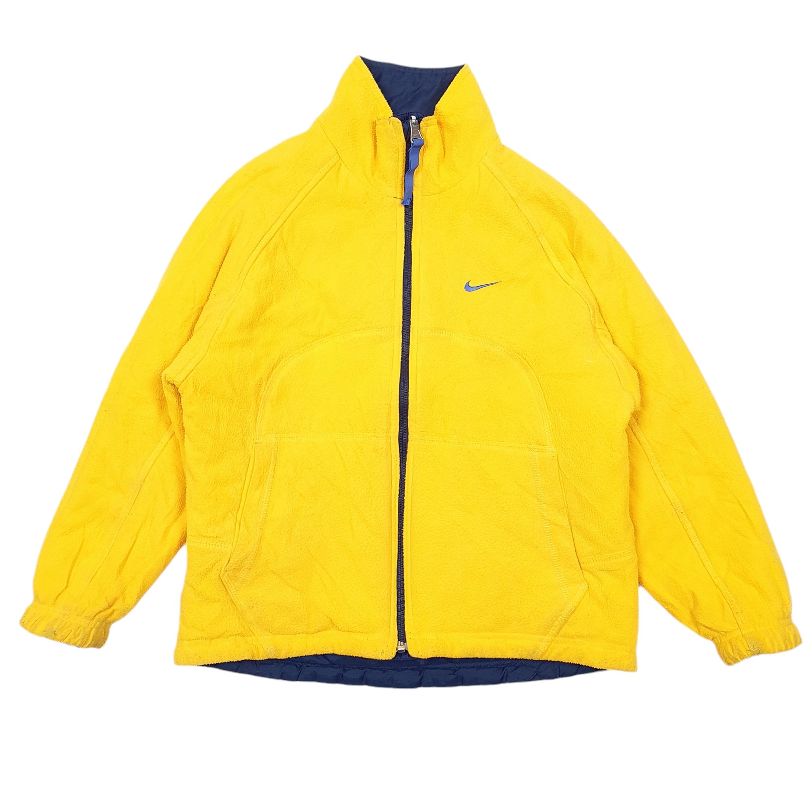 NIKE Windbreaker Jacket Coat Insulated Vintage 2000s Reversable Fleece Womens S image 4
