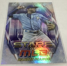 2023 topps stars of mlb wander franco #SMLB-18 Tampa Bay Rays Baseball 