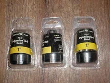 Apollo PEX-A 1" Expansion Tool Head EPXHEAD1 Set Of Three Brand New !!