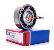 SKF 6202 C2 DEEP GOOVE BALL BEARING, OPEN, NO SEALS 15x35x11mm