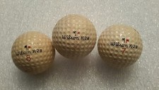 Vintage Lot Of 3 Wilson K-28 Golf Balls