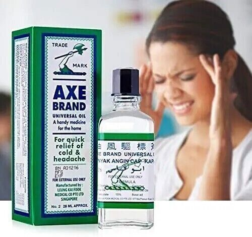 Axe Brand Universal Oil | Quick Fast Relief Cold and Headache 3 | 5 | 10 | 56 ml - Picture 4 of 4
