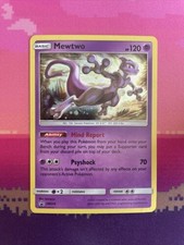 Pokemon Card Mewtwo SM214 Black Star Promo Holo Near Mint
