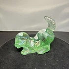 Fenton Hand-Painted Playful Puppy Dog Figurine - Free Shipping