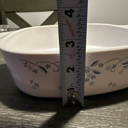 Vintage Corning Ware Provincial Blue A-2-B 2 Liter Casserole Dish Pyrex Cover - Picture 9 of 10