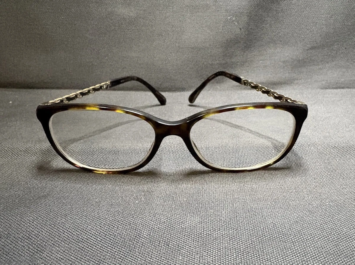 CHANEL Brown Metal Eyeglass Frames for sale | eBay display picture 2