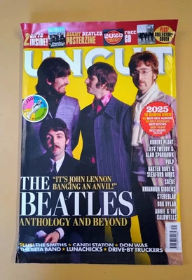 The Beatles Review of the Year 2025 UNCUT Issue 346 (New Magazine with CD)