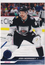 23/24 UD EXTENDED JOSH MORRISSEY DELUXE BLUE BASE PARALLEL /250 #674