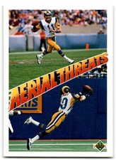 1991 Upper Deck Jim Everett/Henry Ellard Los Angeles Rams #30