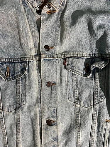 Levi's Men's Light Wash Denim Trucker Jacket Size M image 5