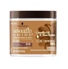 Schwarzkopf Smooth 'n Shine Curl Defining Gel Camellia Oil & Shea Butter 11.5oz