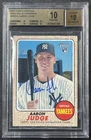 AARON JUDGE BGS 10 PRISTINE 2017 TOPPS HERITAGE ROOKIE REAL ONE RC AUTO YANKEES
