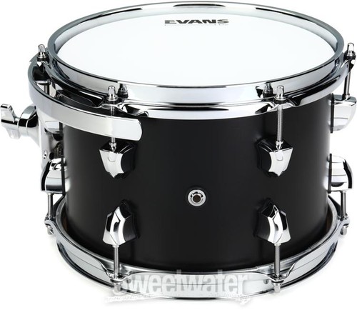 SJC Custom Drums Tour Series Rack Tom - 7 x 10 inch - Matte Black - Picture 2 of 4