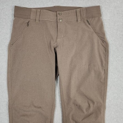 Kuhl Pants Womens 4 Green Ripstop Zip Pockets  Outdoors Hiking Active Stretch