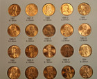 LINCOLN CENT Starting 1975 H.E. Harris USA Penny Collection Book Complete — photo 3