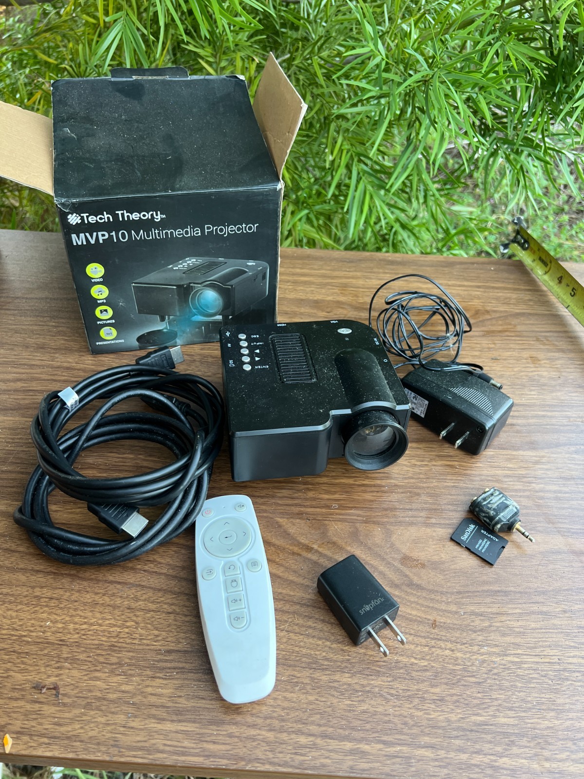 Tech Theory MVP10 Multimedia Projector Home Theater Portable 1080P ...