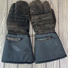 Vintage Black Hydron Gloves Men's Large