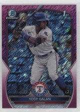 2023 Bowman Chrome Prospects Fuchsia Shimmer Refractor 24/199 Yosy Galan 0w8