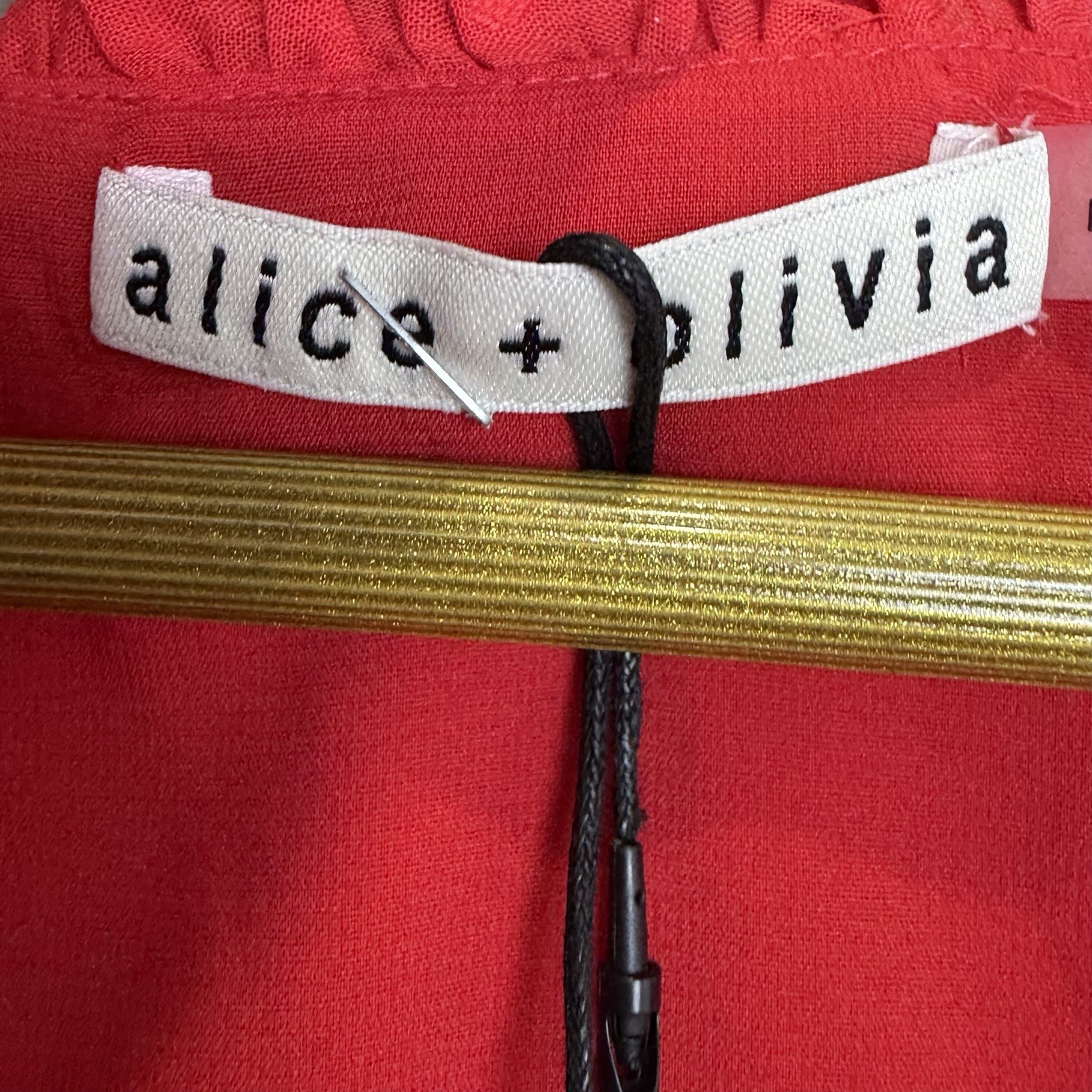 Alice + Olivia Button Down Mini Dress Size 14 Coquette Milkmaid Holiday NWT