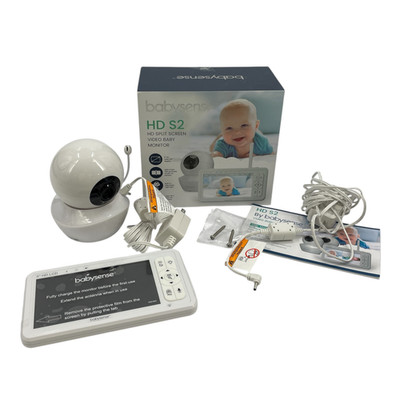 Babysense HD S2 White Video Baby Monitor with 1 Camera #U7727 (TC)