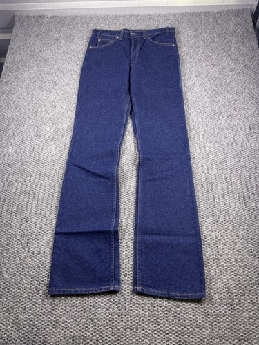 Vintage Levis 517 Boot Cut Jeans Mens 33x36 Blue Dark Wash Denim USA Made Pants