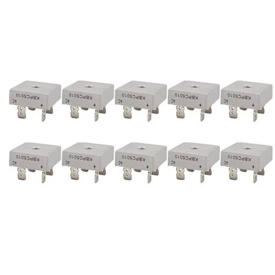 Voltage 2500V KBPC5010 50A 1000V Metal Case Single Phase Diode Bridge Rectifier