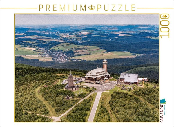 Calvendo Puzzle View Of The Fichtelberg | 1000 Pieces, Finished Size 25.2 × 18.9-image