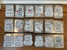 Lot Of 18 TOSHIBA MK7559GSXF 750GB 500gb  2.5" Internal Laptop SATA Drive Read