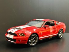 2010 Shelby GT500 Red / white stripes 1/18 Greenlight