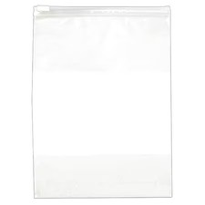 Reclosable Poly Bags, 9" X 12", 2.75 Mil, Clear, Slide Seal, 250 Pk, 55Nk51