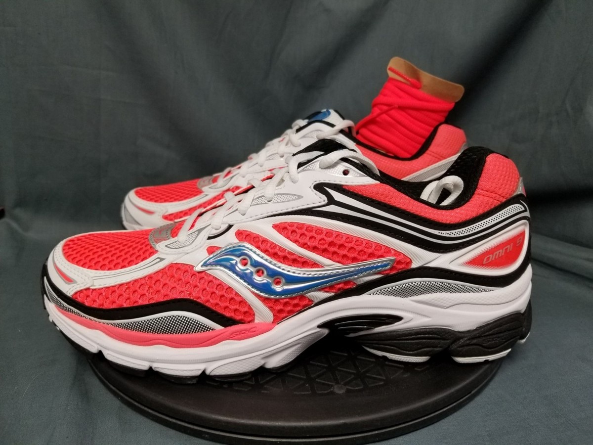 Saucony ProGrid Omni 9 Speed Shades Silver Orange Men display picture 3