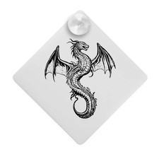 "Ancient Wyrm" Saugnapf Auto Fenster Schild (CG00025979)
