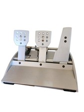 USED Fanatec ClubSport Pedals V1 Aluminum Sil...