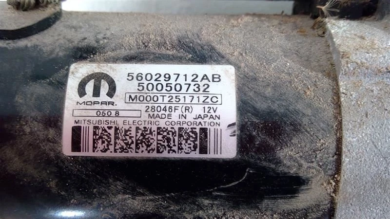 2017-2020 JEEP CHEROKEE ENGINE STARTER MOTOR 56029712AB / 50050732 - Image 2 of 4